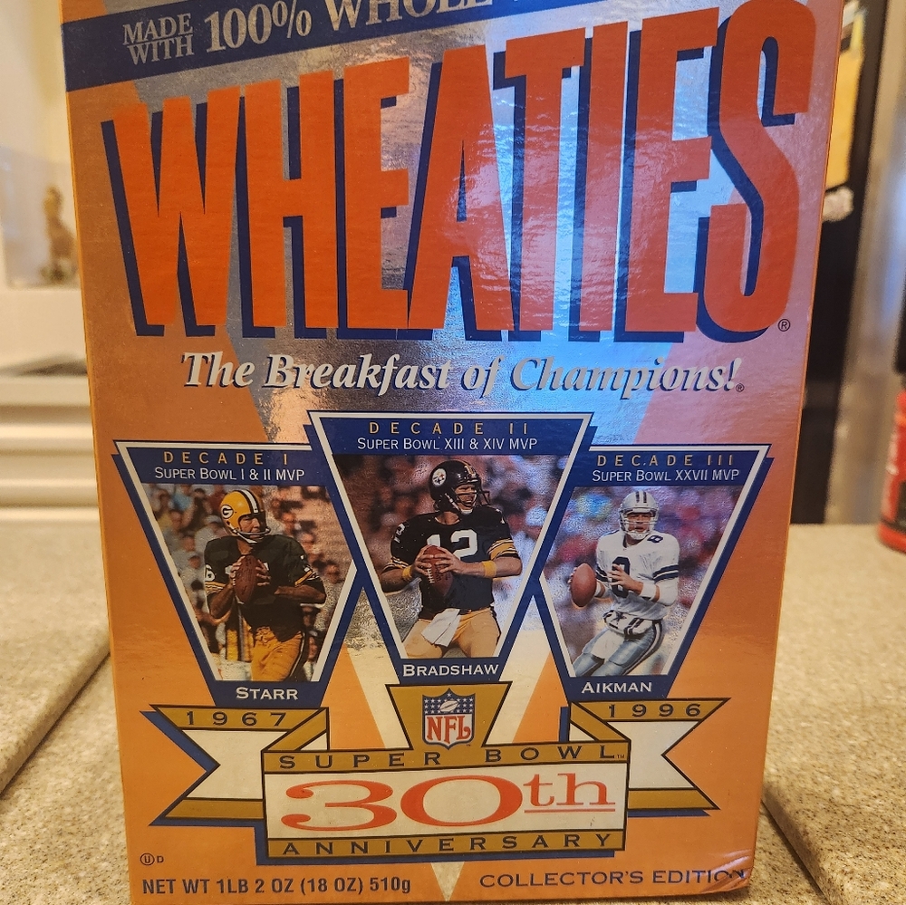 3 Wheaties 30th Anniversary Edition not opened selling all 3 for $30